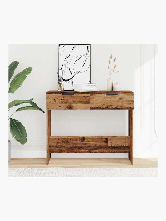 Конзолна маса Дървена Old Wood Д90xШ36xВ75cm