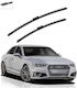 Front Wiper Blade Set Audi A4 2018-2019 600mm 500mm Bosch Aerotwin 3398000055 24" & 20" 2 Pieces