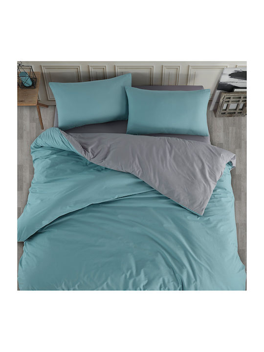 Homeline 3195 Set Coverlet Single Cotton Turquo...