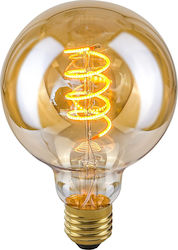 Italux Amber Edison Bulb E27 4w Heat Italux Led Lds-g95-sa