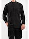 Μακρυμάνικo Overshirt Black 300-2425-TORINO