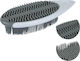 Silikon-Reinigungsbürste L-c Anthrazit Men436 12x7x3