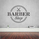 Orafol Aufkleber Wand Friseur Gold HS 10060-248...