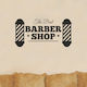 Orafol Aufkleber Wand Friseur Blue HS 10032-251...