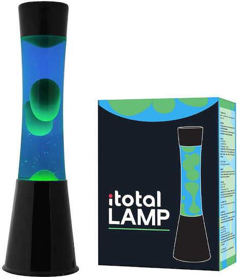 Itotal Lava Lamp Black Blue Green 40 Cm XL1790