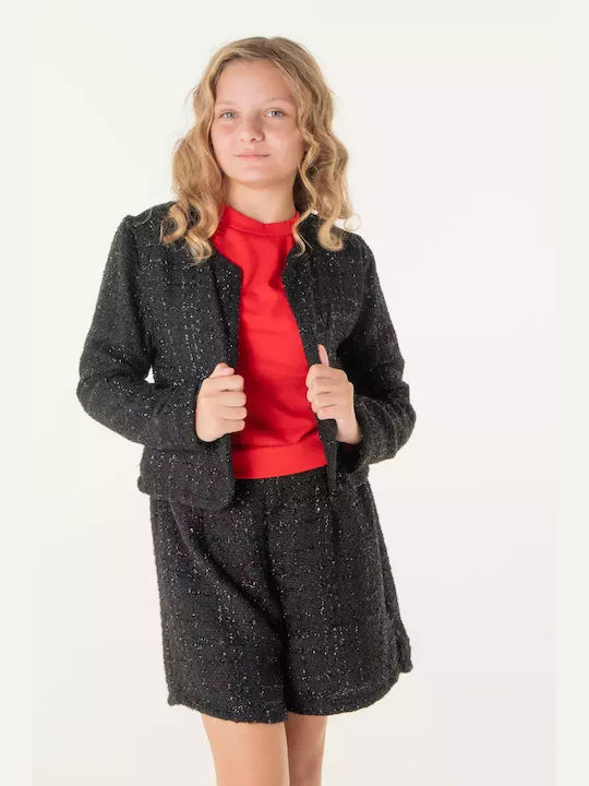 Genius Kids Cardigan Black