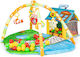 Educational Rug for Children Idealstore Dimensions 95 x 45 x 92 cm Includes Soft Playhouse Rug Toys 30 Coloured Balls Helps Develop Manual Skills
