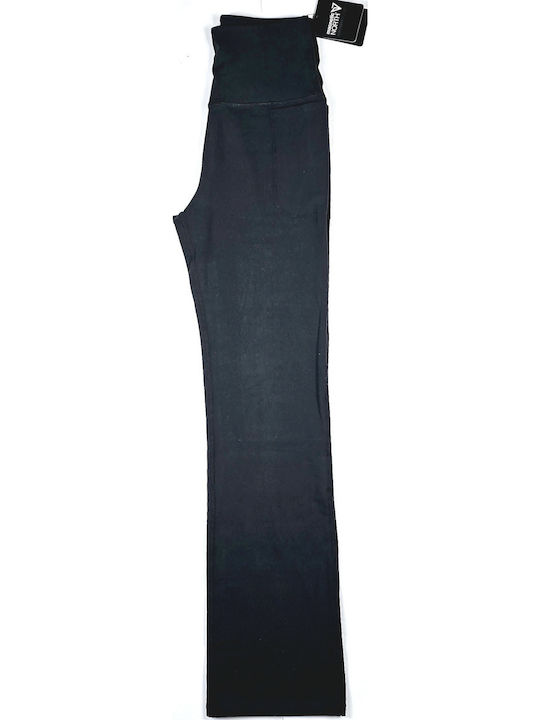 Training Damen Lang Leggings Hohe Taille Schwarze