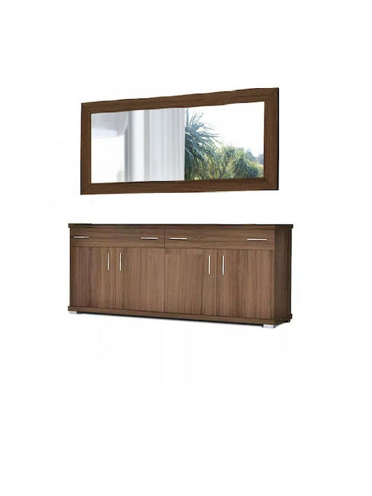 Bufet Phaidon cu Oglindă Piuliță 180x50x80cm