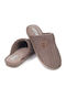 Winterliche Herrenhausschuhe Khaki