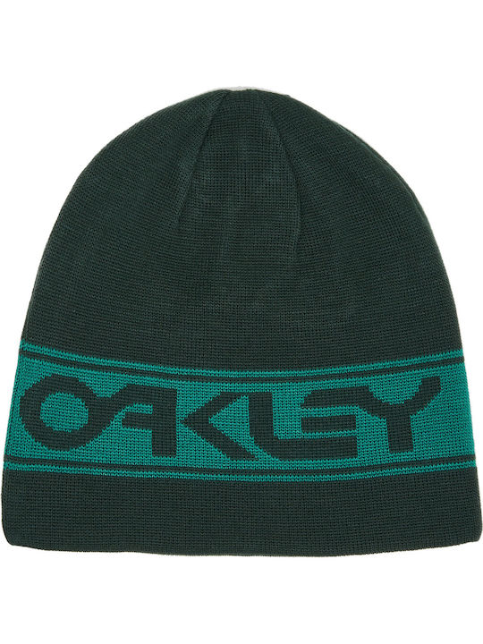 Tnp Beanie Unisex Reversible Σκούφος Πλεκτός σε Πράσινο χρώμα
