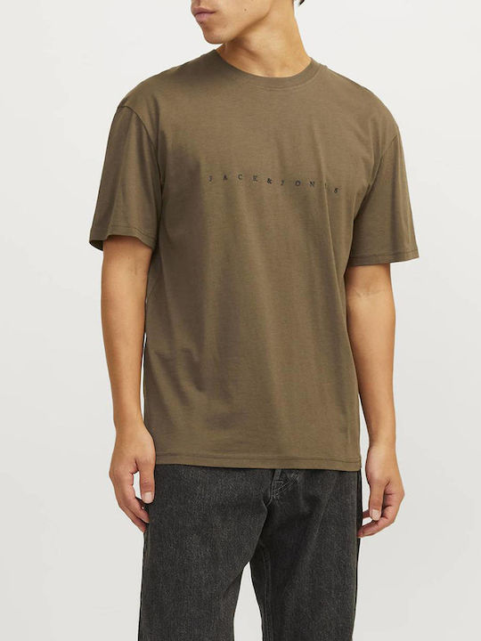 Jack & Jones T-shirt Dark Brown