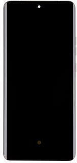 Motorola Οθόνη Service Pack με Μηχανισμό Αφής και Πλαίσιο για Motorola Edge 50 Pro (Μαύρο)