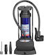 Alca 201300 Mini Luftpumpe Luftpumpe Fuß mit Manometer