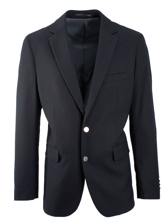 Men's Suit Jacket Regular Fit Black