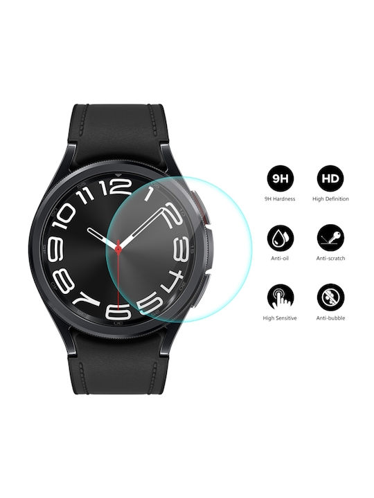 Protector de ecran din sticlă temperată 9H 0.2mm pentru Samsung Galaxy Watch6 Classic 43mm
