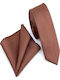 Herren Krawatten Set in Orange Farbe