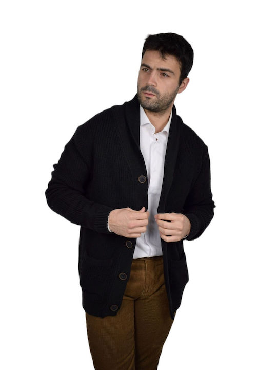 Artisti Italiani Men's Cardigan BLACK