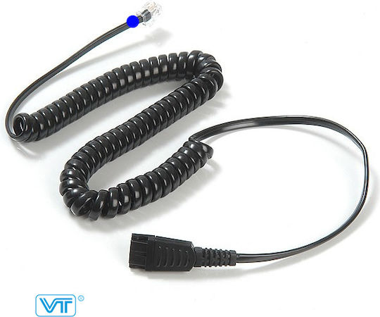 Qd Rj9 Headset-Anschlusskabel 21-01025 03 Panasonic Yealink Grandstream
