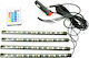 Kit Bandă LED Interior Elegant View 7 Culori Telecomandă Jocuri de Lumini Automate
