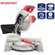 WorkPro Fierăstrău circular cu Putere 1800W și Disc de tăiere cu diametrul 255mm