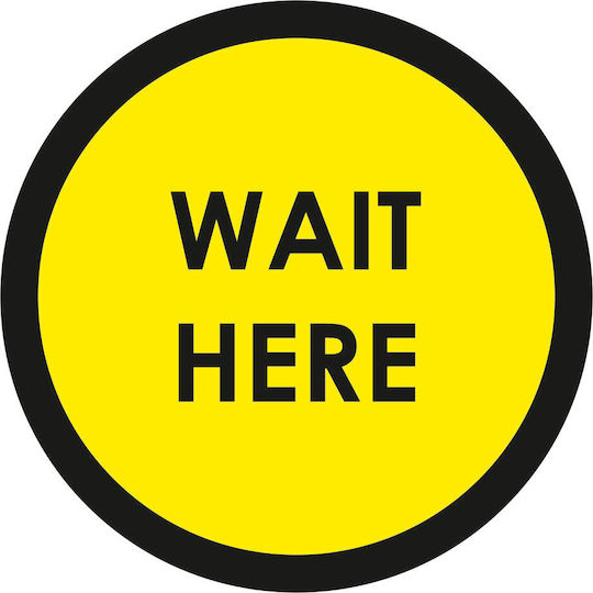 Orafol Mandatory Sign Keeping Distances SIM 10011-905