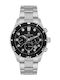 Daniel Klein Exclusive Men's Watch Chronograph Battery with Silver Metal Bracelet