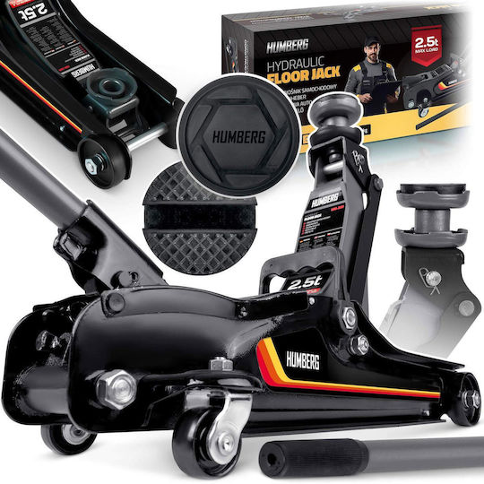 Hydraulic Trolley Jack with Lifting Capacity up to 36cm and Load Weight up to 2.5 Tons HM-380