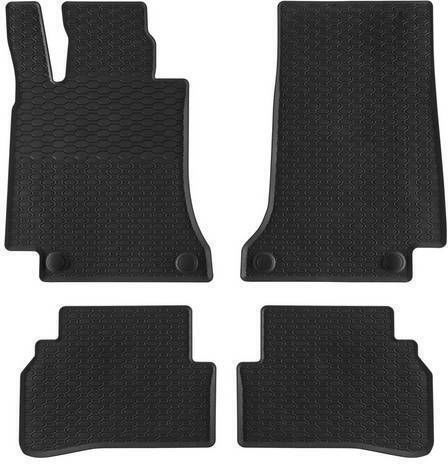Gummimatten Geyer & Hosaja Mercedes C-Klasse W205 2013-2020 4-teilig Schwarz 851/4c
