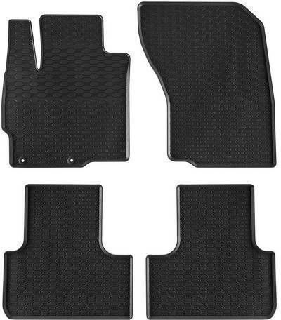 Rubber Mats Geyer & Hosaja Citroen C4 Aircross Peugeot 4008 2012-2017 Mitsubishi ASX 2010+ 4 Pieces Black 857/4c