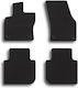 Rubber Mats Geyer & Hosaja Seat Tarraco 2019+ Skoda Kodiaq VW Tiguan Allspace 2017+ 4 Pieces Black 904/4c