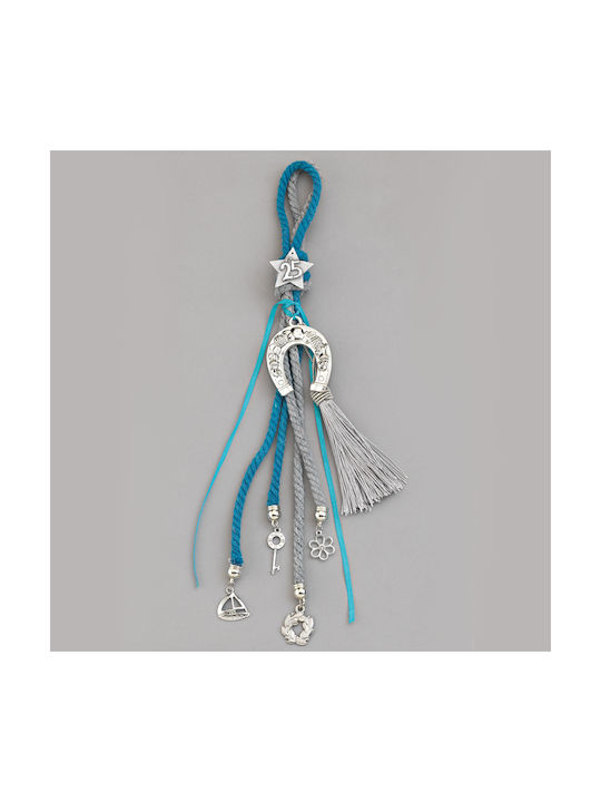 Christmas Hanging Blue Charm Eg19403