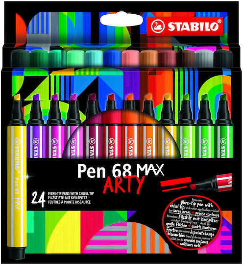 Stabilo Pen 68 Markers Colours 24pcs