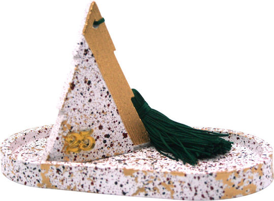 Keramiktablett-Set Baum Keramik Quaste 18cm x 15cm 028333