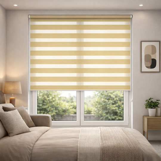 ForHome Ρόλερ Σκίασης Μερικής Συσκότισης Π120xΥ180εκ. GPS-586154 Εκρού