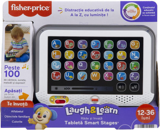 Mattel Laptop-Tablet pentru Bebeluși Laugh & Learn Tablet cu Muzică și Sunete