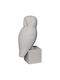 Wise Owl Decorative Owl Artificial Stone Beige 27x24xh67cm