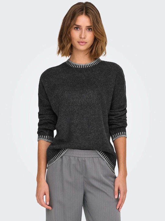 Only Women's Long Sleeve Sweater Gray