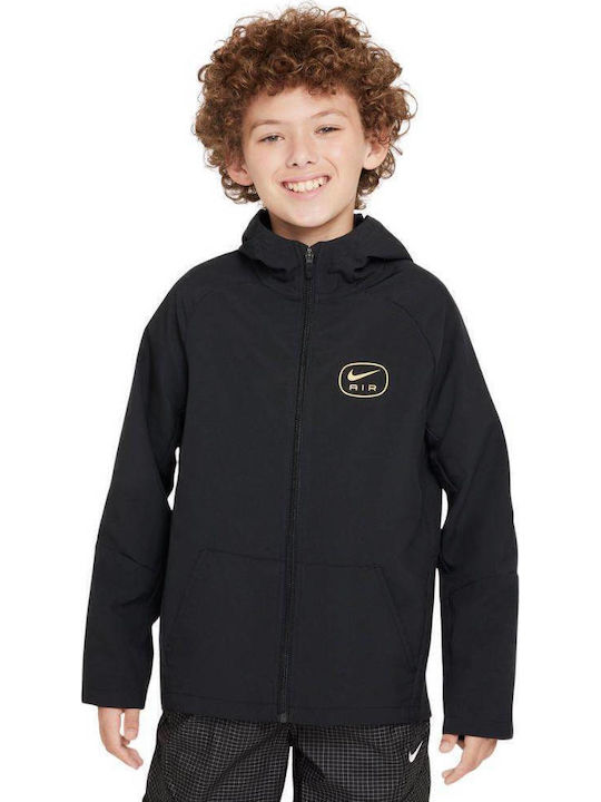 Nike Cardigan pentru copii B NSW Black / Metallic Gold