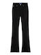 Charm Women's Jean Trousers Flared Stay Black
