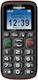 MaxCom MM428L Dual SIM Κινητό με Μεγάλα Κουμπιά Μαύρο