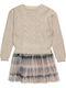 Kinderkleid Tüll Beige