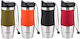 Stainless Steel Thermos Bottle 380ml Multicolour with Mouthpiece and Handle