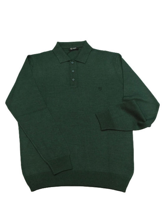 DeFacto Polo Sweater Forest Green