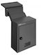 Vevor Outdoor Mailbox Metallic in Black Color 31.75x16.002x42.926cm