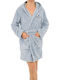 Fawn Winter Women's Robe Blue