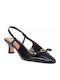 Pumps mit Riemchen Schwarz