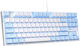 MageGee MK-STAR Gaming Mechanical Keyboard Tenkeyless with Custom Red switches and Illuminated keys (English US) Blue / White