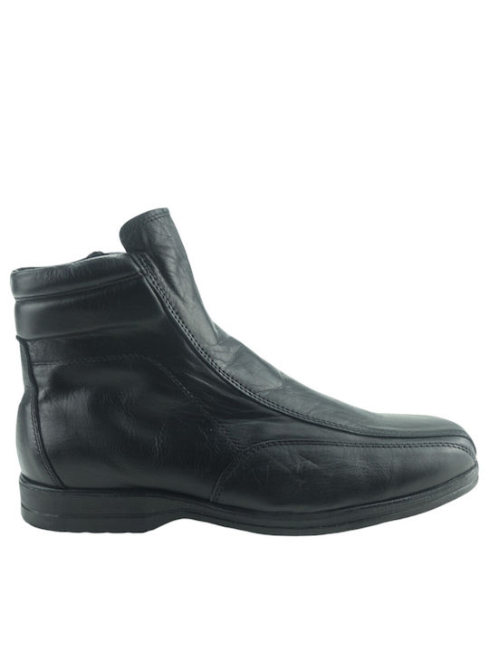 Steve Kommon Black Men's Boots