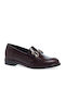 Leather Women's Moccasins in Brown Color